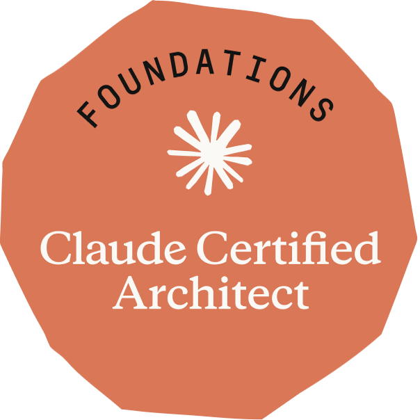 Claude Certified Architect – Foundations badge